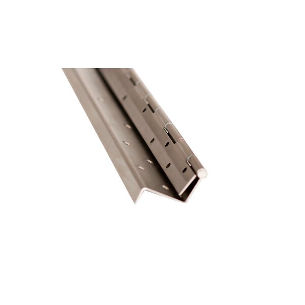 Stanley HM Continuous Hinge, Barrel, Swing Clear, Stainless Steel - 656 UL SC DOOR HINGE    7'    32D STS