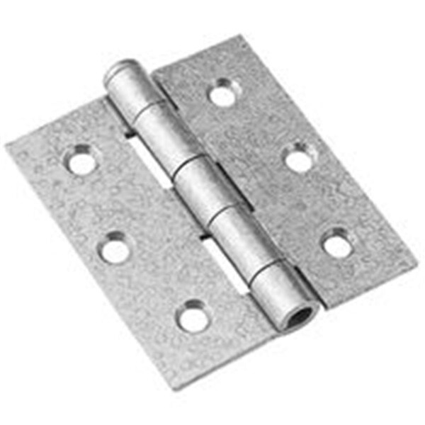 Homepage 3 x 2.5 in. Removable Pin Broad Hinges, Galvanized - HO436113
