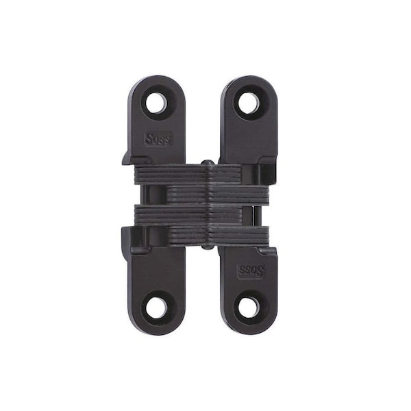 Richelieu 2 38inch 60 mm x 12inch 13 mm Full Mortise Concealed Hinge, Black - 42020490