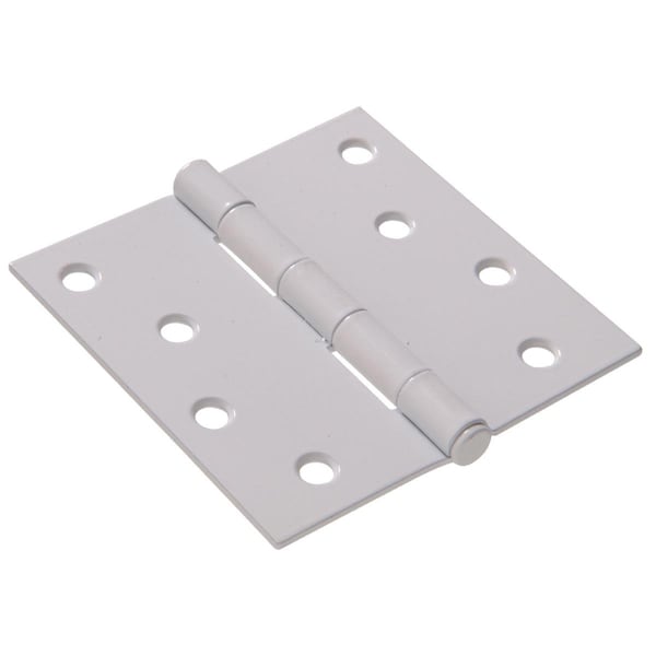 Ornatus Outdoors Carded, Square Full Mortise Hinges, White, 4 in. - OR1637775