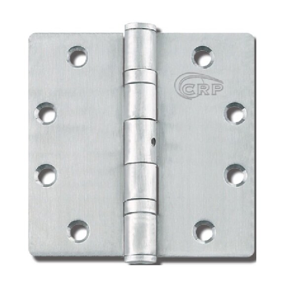 Cal-Royal 4-1/2 x 4-1/2 Full Mortise, Standard Weight, Two Ball Bearings, US32D Satin Stainless Steel,  - BB31-32DNRP