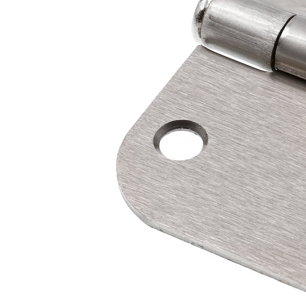 Prime-Line Door Hinge Residential Smooth Pivot, 3-1/2 in. with 5/8 in. Corners, Satin Nickel 3 Pack - U 1150853