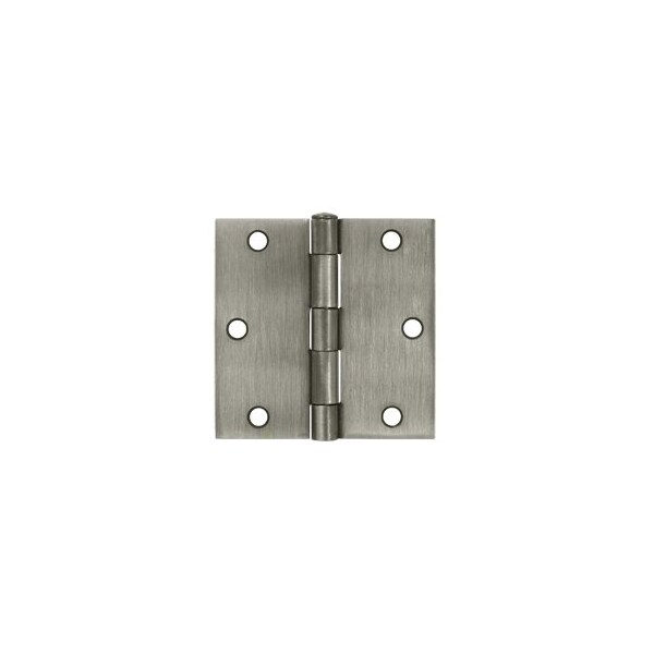 Deltana S35U15A-R Square Hinges Antique Nickel, 10PK - S35U15A-R-XCP10
