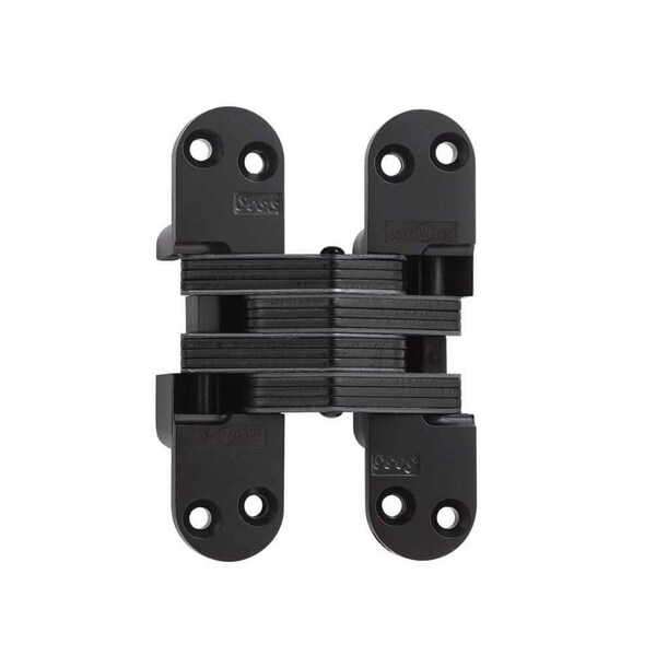 Richelieu 4 58inch 117 mm x 1 18inch 29 mm Full Mortise Concealed Hinge, Black - 42921890