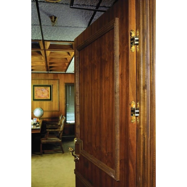 Richelieu 4 58inch 117 mm x 1 18inch 29 mm Full Mortise Concealed Hinge, Black - 42921890