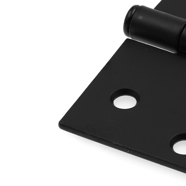 Prime-Line Door Hinge Commercial UL Adjust Self-Close, 4 in. w/ Square & 5/8 in. Corners, Matte Black 3 Pack - U 1151283