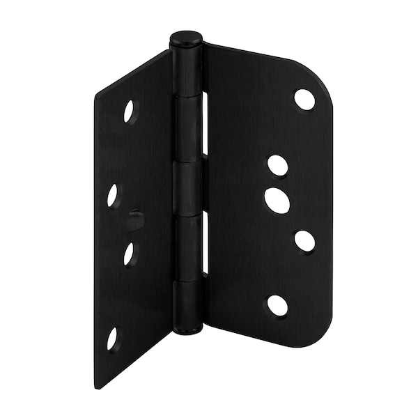Prime-Line Door Hinge Commercial UL Adjust Self-Close, 4 in. w/ Square & 5/8 in. Corners, Matte Black 3 Pack - U 1151283