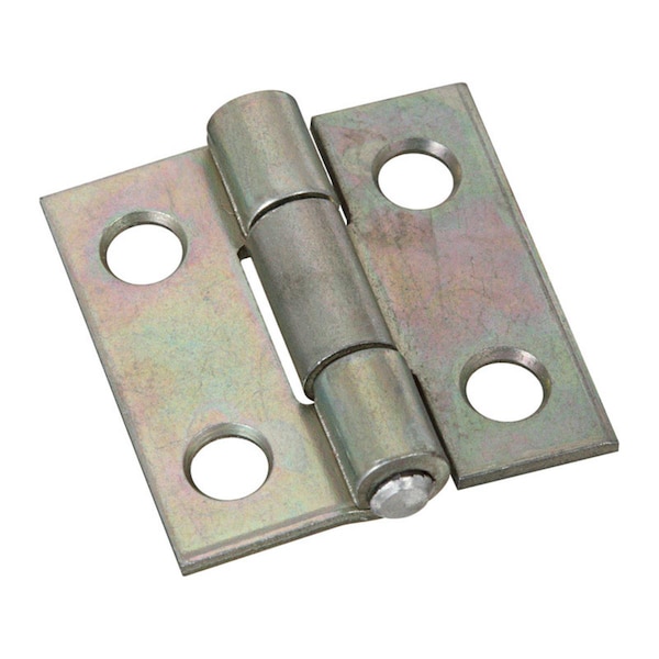 Homecare Products 1 in. Steel Non-Removable Pin Hinge, Zinc-Plated, 2PK - HO150856