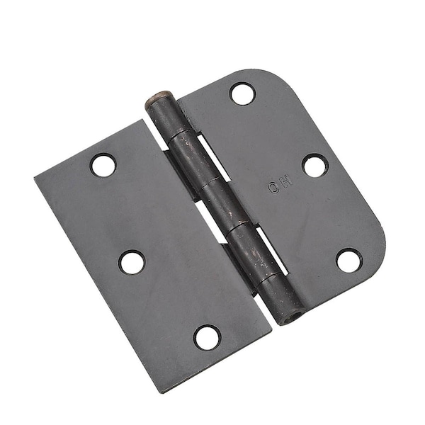 Richelieu 312 in 89 mm Full Mortise Combination Butt Hinge  58 po 15, 8 mm Radius, OilRubbed Bronze - 81821ORBB