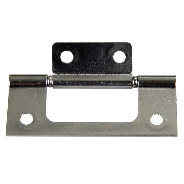 Jr Products JR Products 70645 Non-Mortise Hinge - Chrome - 70645