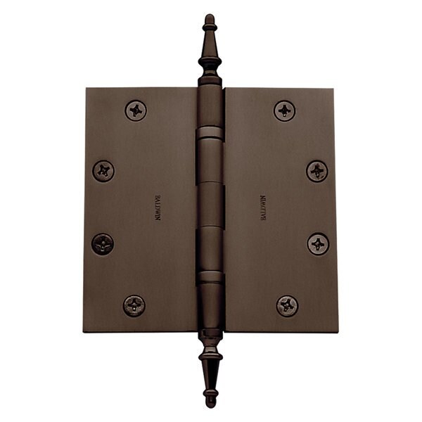 Baldwin Door and Butt Hinge, Bronze, Mortise Mounting, Venetian Bronze - 1051.112.INRP