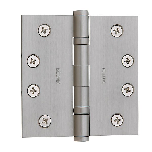 Baldwin Estate Satin Brass with Brown Full Mortise - 1041.060.INRP
