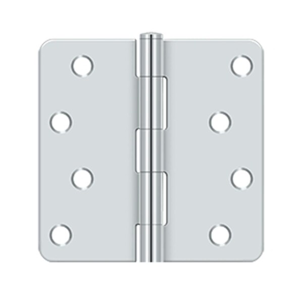 Patioplus Polished Chrome Hinge, Polished Chrome, 4 x 4 x 0.25 in. - PA3857666