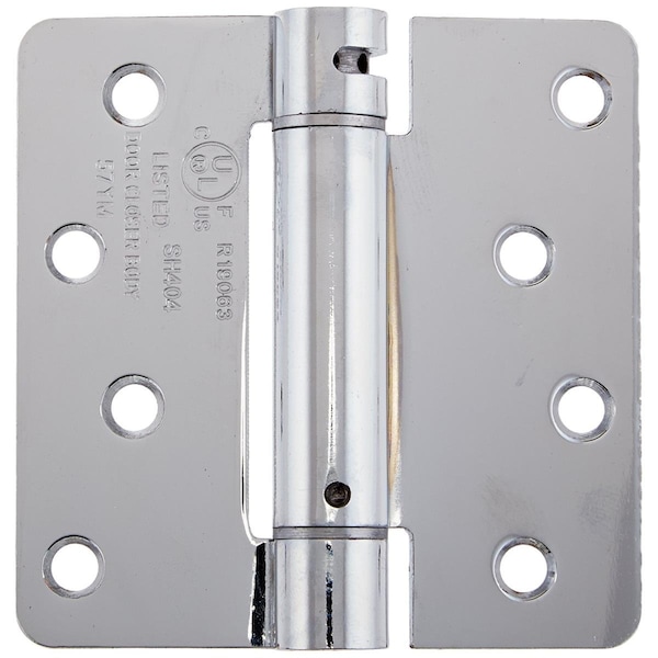 Patioplus 4 x 4 x 0.25 in. Spring Hinge Steel-US26 - PA829770
