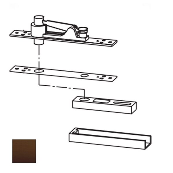 Dorma Center Hung Top Pivot, Oxidized Satin Oil Rubbed - 8062-613