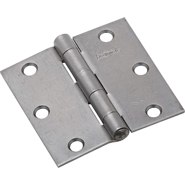 National 3 In. Square Steel Broad Door Hinge - N140467