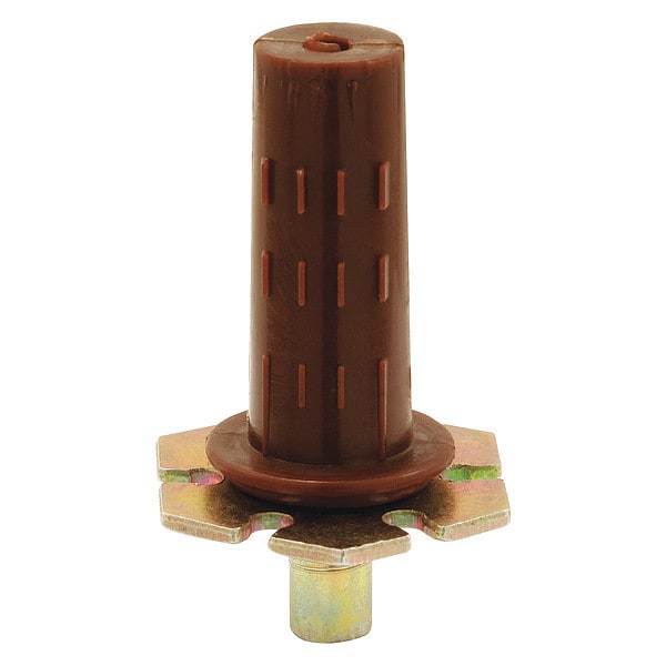 Primeline Tools 7/16 in. Adjustable Bi-Fold Door Bottom Pivot, for Bi-Fold Doors (2 Pack) - N 6707
