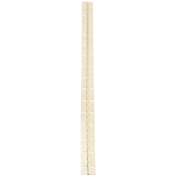 National Steel 1-1/2 In. x 30 In. Bright Brass Continuous Hinge - N148155