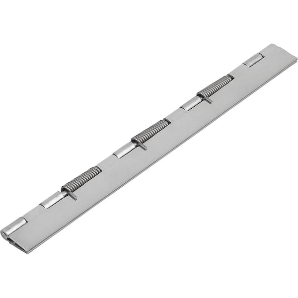 Kipp Spring Hinge Spring Closed A=40, B=240, Form:A Without Hole, Stainless Steel Bright - K1177.14024010
