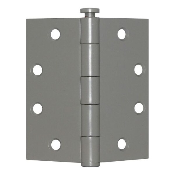 Don-Jo Full Mortise Plain Bearing 4-1/2" x 4-1/2" Standard Weight Template Square Corner Hinge - PB74545600