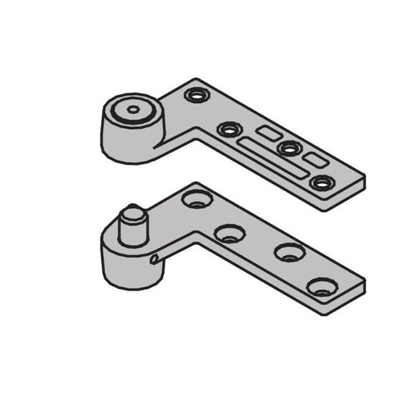 Ives Aluminum Painted Pivot 7226FTOPSP28 - 7226FTOPSP28