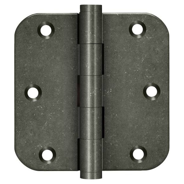 Deltana White Bronze Medium Door and Butt Hinge, Holes per Leaf: 3 - DSB35R510WM-R