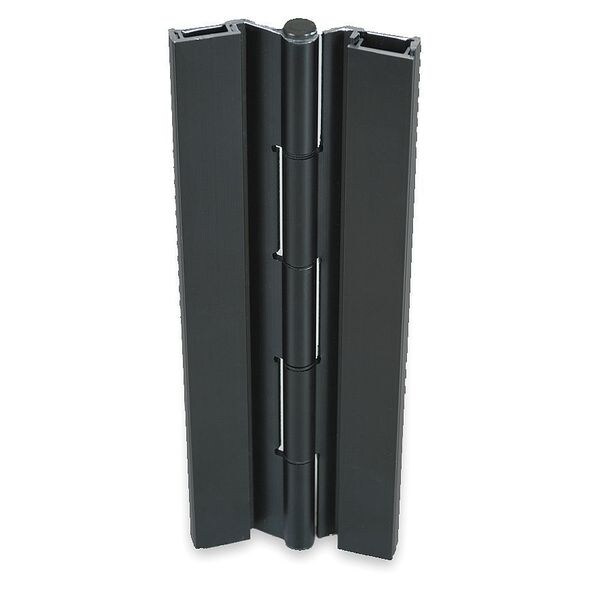 Markar Piano Hinge, Aluminum Alloy, Full Surface Mounting, 1 5/8 in Leaf W x 8 ft Leaf H - FS101-002-313