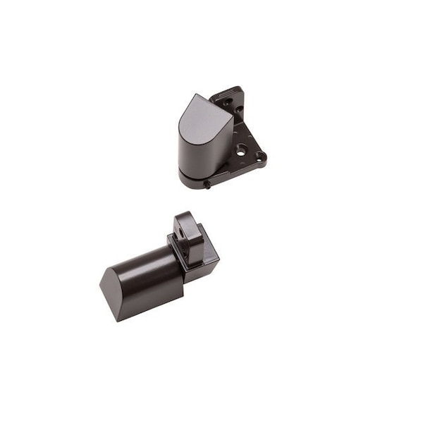 Global Door Controls Pitco Style 3/4 in. Left Hand Offset Door Pivot Hinge Set for Adams Rite Type Storefront Door in Duronodic - TH1114KM-LH-DU