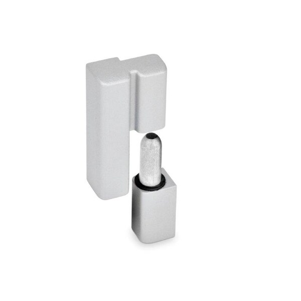 J.W. Winco GN161.2-32-63-R-M5-SR Hinge Silver - 161.2-32-63-M5-R-SR