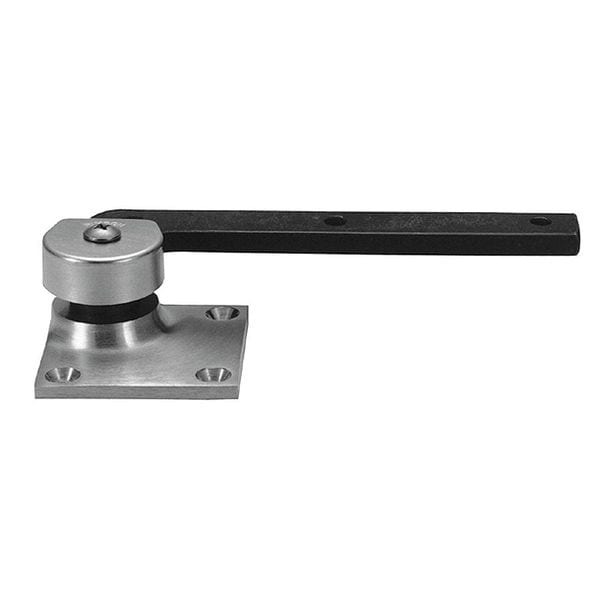 Rixson Pivot Hinge, Brass, Full Mortise Mounting, 1 1/16 in Leaf W x 4 1/4 in Leaf H, Satin Chrome - 117 626 RH