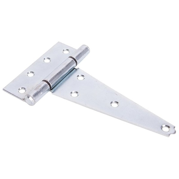 Prosource T-Hinge, Steel, Zinc, Fixed Pin, 180 deg Range of Motion, 48 Pc lb - HTH-Z06-013L