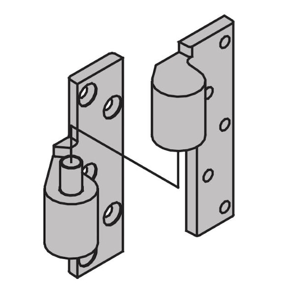 Ives Satin Stainless Steel Pivot 7237FINT32D - 7237FINT32D