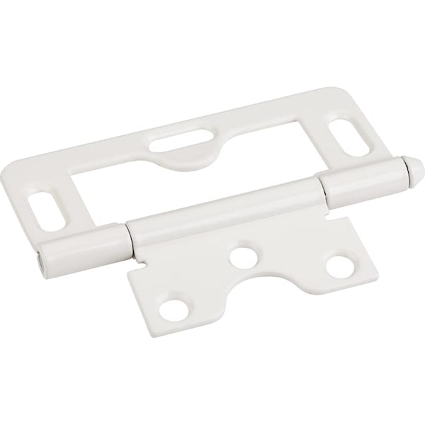 Hardware Resources Almond 3" Loose Pin Non-Mortise Hinge with 3 Slots - 9806ALM