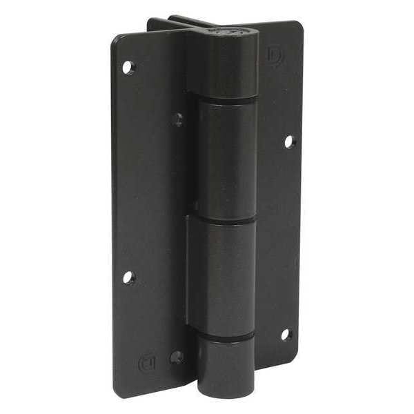 Kwikfit Gate Hinge, Aluminum, Screw-On Mounting, 3 1/2 in Leaf W x 5 3/4 in Leaf H, Satin Bronze - KF3L2BRS