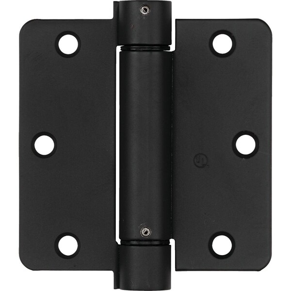 National 3.5 In. Oil Rubbed Bronze 1/4 In. Radius Spring Door Hinge - N350827