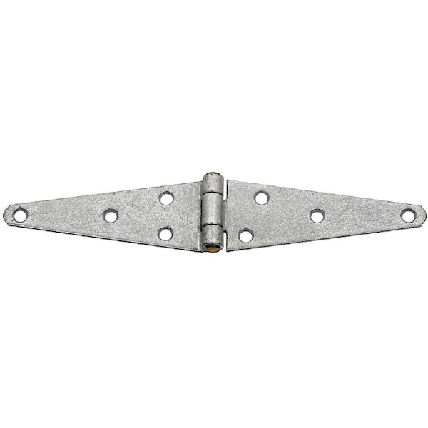 National 1.85 In. x 5 In. Galvanized Heavy-Duty Strap Hinge - N128272