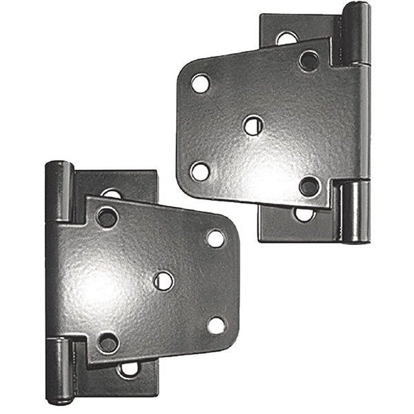 Nuvo Iron HINGE TEE GALV STEEL BLACK 4IN - TH4BLK/B
