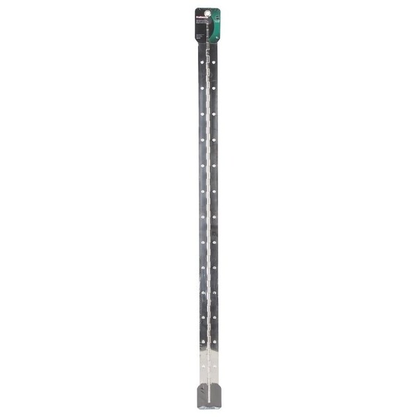 Prosource Continuous Hinge, 180 deg, Steel, Bright Nickel, 1.5 in x 30 in - LR-033-PS