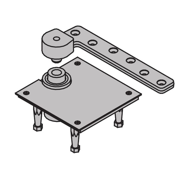 Ives Aluminum Painted Pivot 7227FBTMSP28 - 7227FBTMSP28