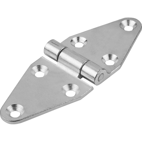 Kipp Hinge Maintenance-Free Form:A 140X50, Steel Galvanized, A1=39, A2=39, A3=70, A4=70 - K1141.06707050