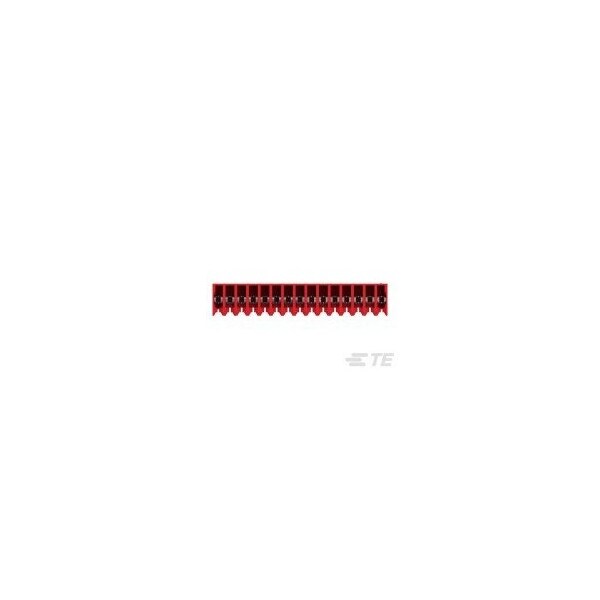 Te Connectivity 15P MTA100 CONN ASSY 22AWG RED - 4-640440-5