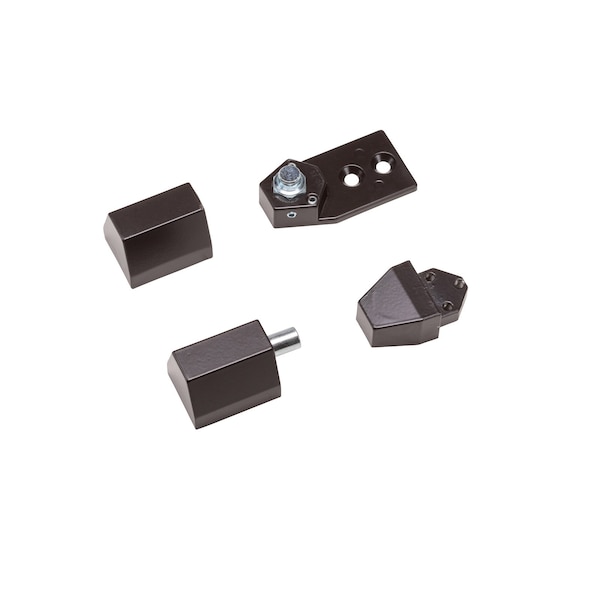Global Door Controls Arch/Vistawall Style Offset Pivot Non-Handed in Duranodic - TH1109-DU
