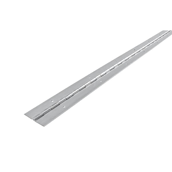 Monroe Pmp Piano Hinge, Steel, Full Surface Mounting, 1 1/2 in Leaf W x 72 in Leaf H, Mill - CC26015072GA