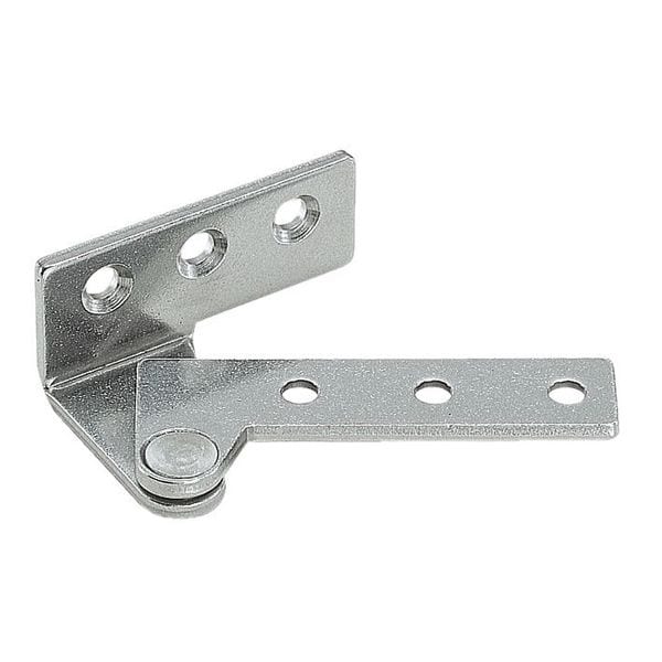 Lamp Pivot Hinge, 430 Stainless Steel, Weld-On Mounting, 2 9/16 in Leaf W x 15/16 in Leaf H, Plain - PL-65R