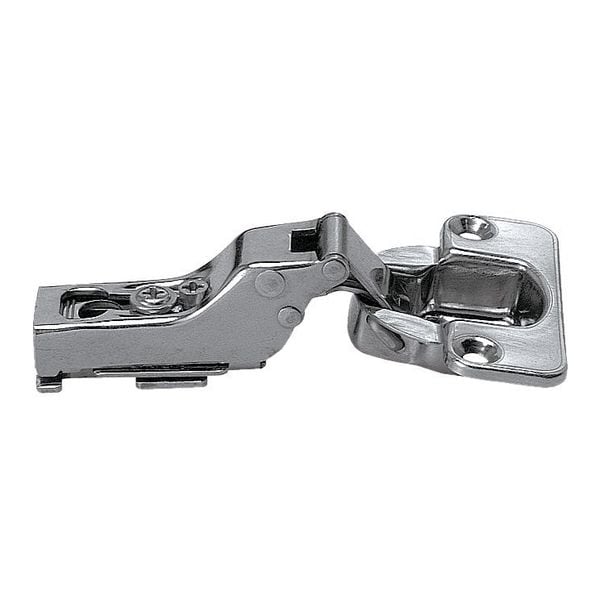 Lamp Concealed Hinge, 304 Stainless Steel, Screw on Mounting, 1 1/16 in Leaf W x 2 1/8 in Leaf H - 304B-46/9