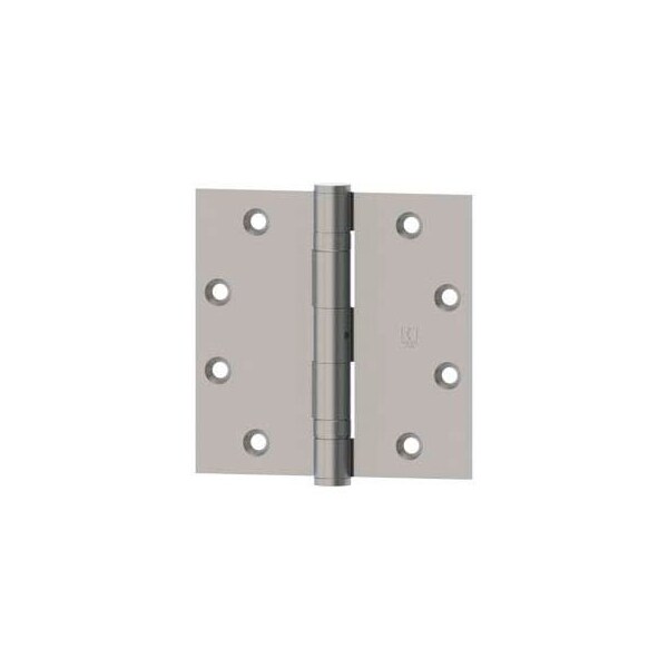 Hager Companies Bb1191 Full Mortise, Five Knuckle, Ball Bearing, Standard Weight Hinge 4.5" X 4.5" Us32d Etw4 - 1191B0045004532D00N