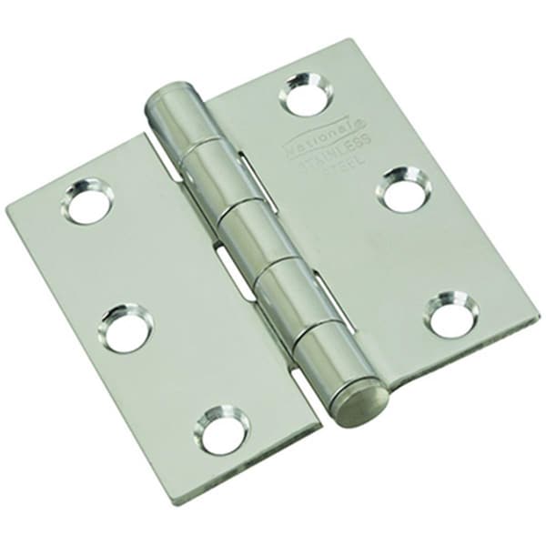 Greengrass N276-972 2.5 in. Stainless Steel Door Hinge - GR569417