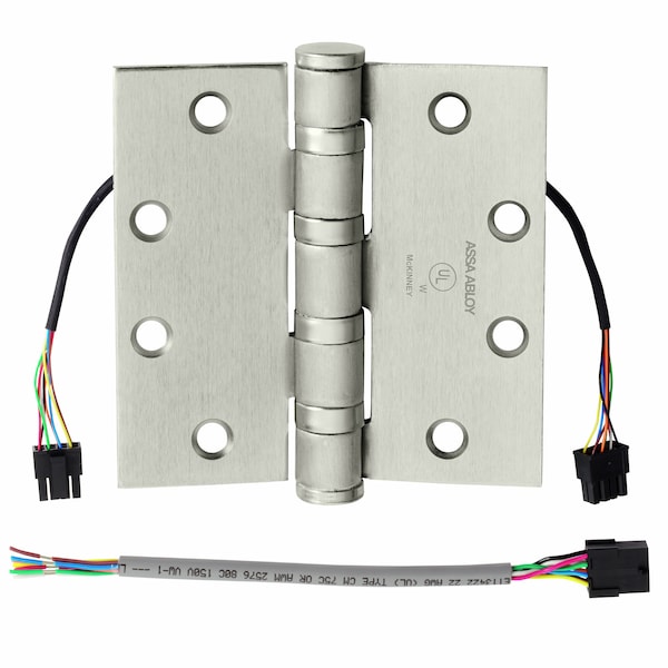 Mckinney Oil Bearing Butt Hinge, 4-1/2" x 4-1/2", US32D, QC8, Heavy - T4A3386 4-1/2X4-1/2 32D QC8