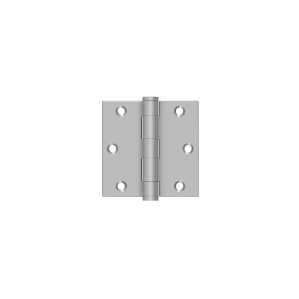Deltana Satin Stainless Steel Door and Butt Hinge, Holes per Leaf: 3 - SS35U32D