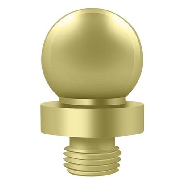 Deltana Ball Tip For 6" X 6" Hinge Bright Brass - DSBTL3